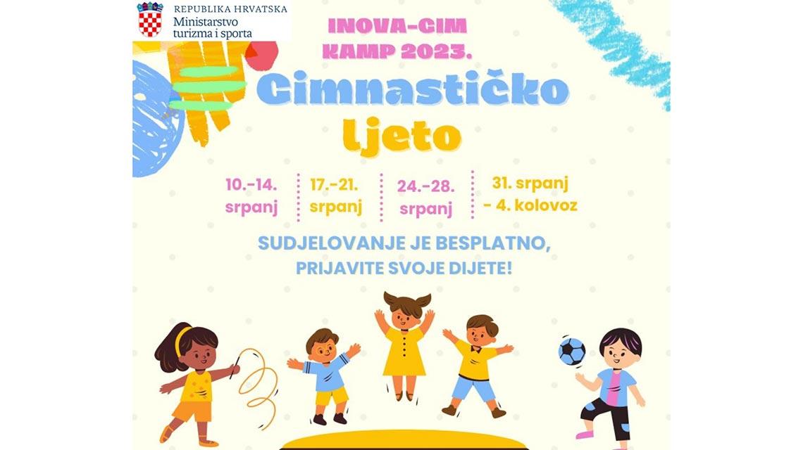 Besplatan gimnastički ljetni kamp, PRIJAVITE SVOJE DIJETE!